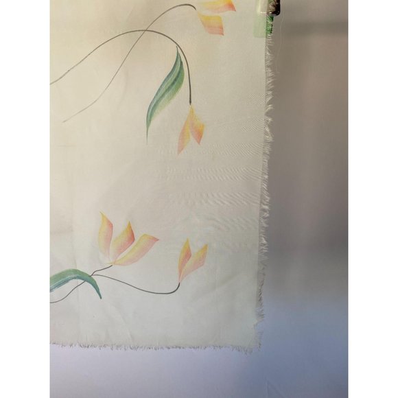 Spring Flowers Vintage Scarf - Picture 15 of 16